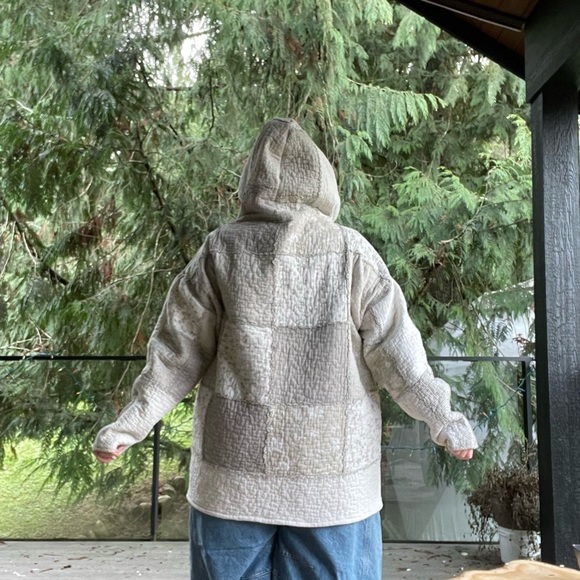 Stunning handmade patchwork quilt hoodie OS - Picture 2 of 10